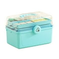 thumbnail image 2 of Storage Box, 3 Layer Large Capacity Partitioned Lightweight Water Proof First Aid Kit for Home Outdoor, 2 of 7