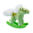 thumbnail image 3 of FashionCha Rocking Horse Animal Stuffed Animal Cushion Ornament Decor Simulation Softness Functional Suitable for Collection Living Room Office Bedroom Dec green, 3 of 8