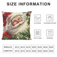 thumbnail image 5 of BANET Red Christmas Pillow Covers Merry Christmas Throw Pillow Cover Farmhouse Christmas Decorations Winter Holiday Decor for Home Couch 22x22in, 5 of 5