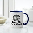 thumbnail image 4 of CafePress - Trust Me I'm A Welder Mug - 11 oz Ceramic Mug - Novelty Coffee Tea Cup, 4 of 4
