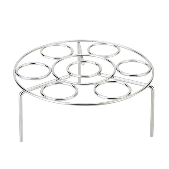 Howooi 1pc Egg Steamer Rack Stainless Steel Pot Pan Steaming Tray Heating Food Stand Random Style