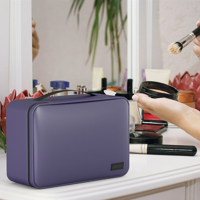 dream travel makeup bag Mermaid Waterproof Leather Storage · Mavigadget the large capacity travel cosmetic bag helps modern fashion women to create a beautiful makeup life unboxing my dream custom makeup