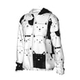 thumbnail image 2 of Pofeuu Doodle Cute Cat Print Sun Protection Outdoor Lightweight Full Zip UV Cooling Hoodie Long Sleeve Summer Clothing for Outdoor Hiking-X-Large, 2 of 5