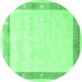 thumbnail image 1 of Ahgly Company Indoor Round Persian Emerald Green Traditional Area Rugs, 6' Round, 1 of 4