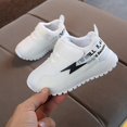 thumbnail image 3 of B91xZ Kids Shoes Girls Breathable Sneakers Lighting Athletic Running Shoes (Toddler/Little Kids/Big Kids) (White,10), 3 of 7