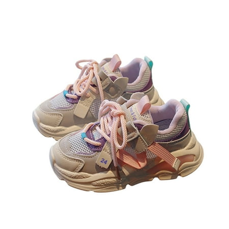 

Toddler Boys Girls Running Shoes Lightweight Platform Sneakers