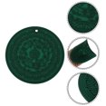 thumbnail image 3 of Unique Bargains 1 Pc Carved Flower Silicone Coaster Green, 3 of 5