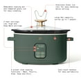 Beautiful 6 Qt Programmable Slow Cooker, Thyme Green by Drew Barrymore