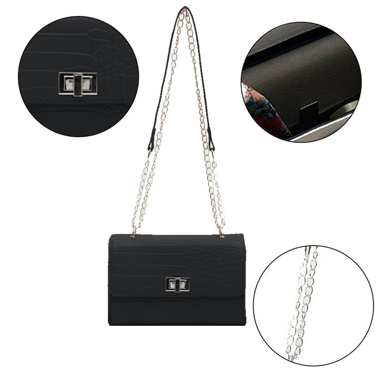 Black mini store designer bag
