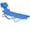 Blue, variant on Striped Standard Chaise Portable outdoor lounge chair 72 x 22 inches foldable sunbathing chair beach pool camping leisure bed