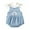 Blue, variant on Baby Girls' One-Piece Rompers Toddler Baby Boys and Girl Comfortable Solid Color Sling Romper Jumpsuit New Casual Winter Jumpsuits Pinks 0-3 Months
