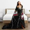 thumbnail image 5 of Norwich University Fleece Blanket, Very Soft Microfiber Flannel Blanket for Couch Warm and Cozy for All Seasons, 5 of 6
