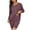 Purple-731, variant on Clearance & Promo,Ladies' Christmas Top, Round Neck, Pocket Pajamas Set, Comfortable Home, Soft Fabric, Sleepwear, Cozy Night, Easy Dress, Women's Pajamas Comfortable and Durable,Sopatenor