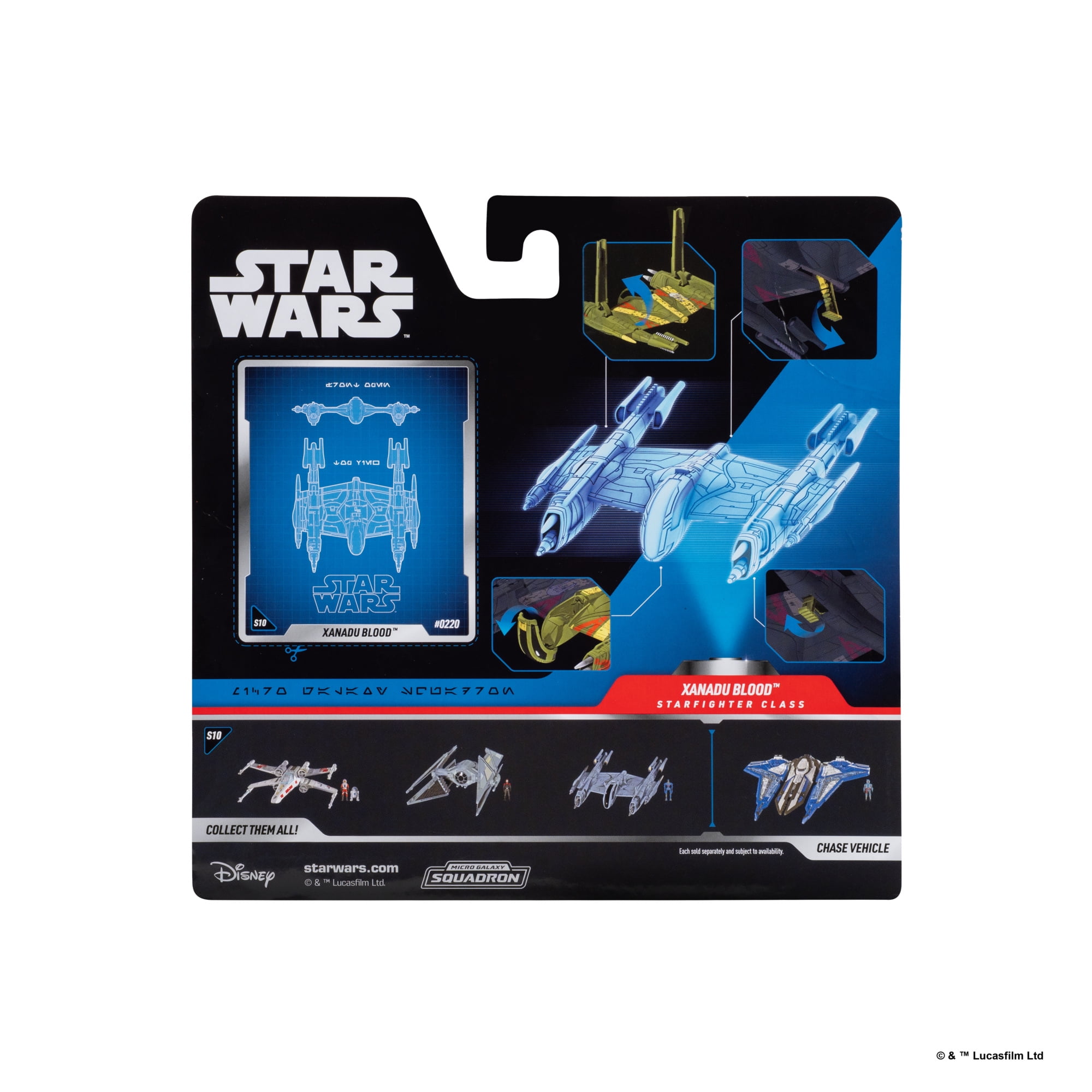 スターウォーズ　マイクロギャラクシー　　キャド・ベイン　ザナドゥブラッド Star Wars Micro Vehicles - 5 inch Vehicle Starfighter Class