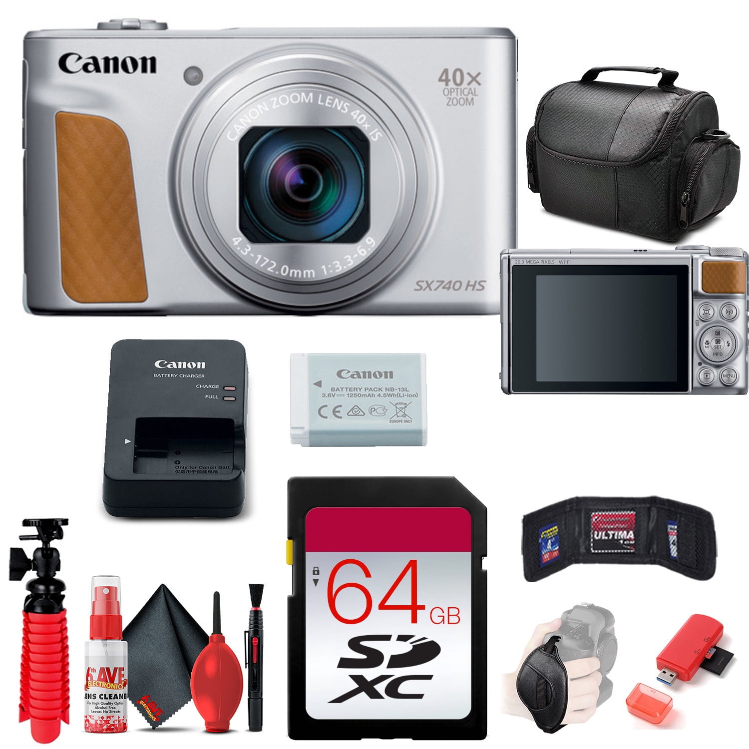 Canon PowerShot SX70 HS Point and Shoot Digital Camera with Wi-Fi