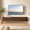 Walnut, variant on Floating TV Stand, Modern Wall Mount Entertainment Center TV Shelf, 70.7" Media Console Under TV Storage Cabinet with Fluted Doors, TV Consoles for Living Room, Floating Cabinet for Wall (Walnut)