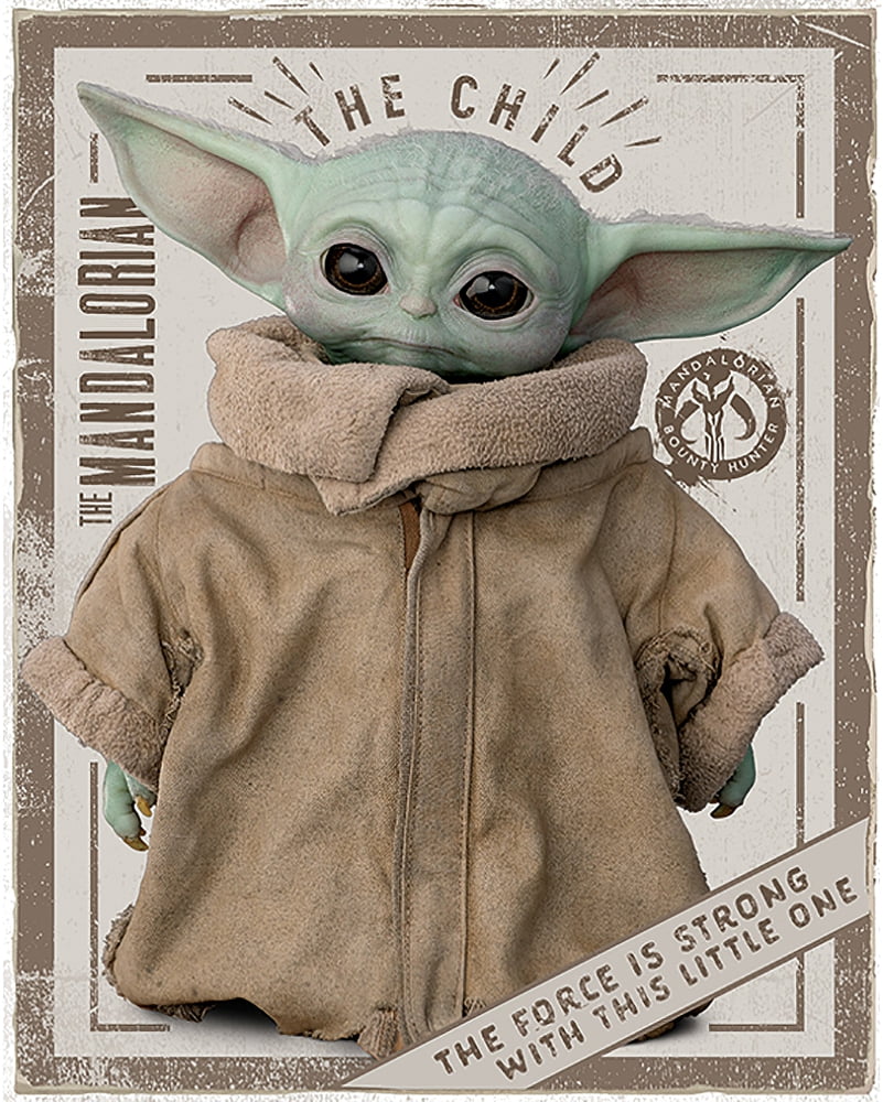 Stitch And Baby Yoda Fabric 12”x36” 
