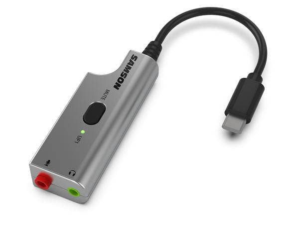 Samson LMU1 Broadcast Lavalier Microphone with USB adapter