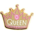 thumbnail image 2 of Enamel Pin and Card for Lapel, Backpack, Purse, Lanyard, Jacket (Queen of Everything), 2 of 3