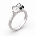 thumbnail image 3 of Anillo de plata fina 925 ajustable para perro, regalo para mujer, 3 of 8