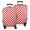 Red And White-1, variant on Black and White Checkered Pattern Luggage Cover Fashion Suitcase Cover Baggage Covers Fit 25-28 Inch Luggage (Go Travel)