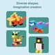 thumbnail image 4 of 200 piezas de juguete de aprendizaje de matemáticas que unen cubos juguetes educativos STEM desarrollan habilidades matemáticas, 4 of 9