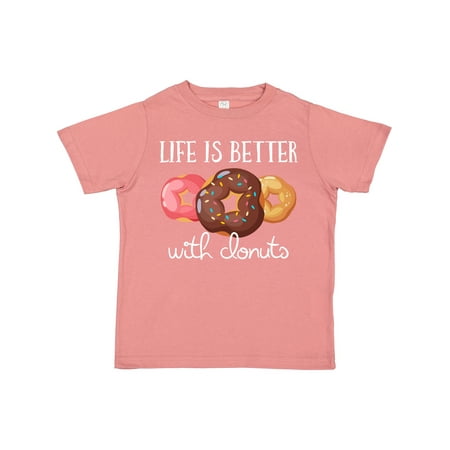 

Inktastic Life is Better with Donuts Gift Toddler Boy or Toddler Girl T-Shirt