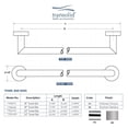 thumbnail image 6 of Transolid TTB24-BS Turin 24-inch Towel Bar, Brushed Stainless, 6 of 7