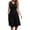 Black, variant on WMTBSRSW Women's Summer Dress for Women 2025 V Neck Pleated Midi Dress with Pokcets Solid Color Loose Casual Sleeveless A Line Swing Tank Dress