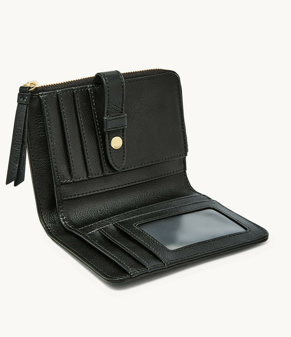 Fossil Fiona Multifunction Leather Wallet Brown