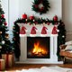 thumbnail image 5 of Adornos personalizados de 26 letras para árbol de Navidad | Decoración colgante de alfabeto DIY | Colgantes festivos con letras rojas y sombrero de Papá Noel | Decoraciones navideñas ligeras y, 5 of 6