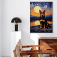 thumbnail image 4 of Australian Kelpie Dog Art Print Poster, Wall art Painting Decor, Starry Night Van Gogh Art Home Decor Artwork For Bedroom Living Room Bathroom Decor, 4 of 5