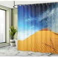 thumbnail image 5 of Ambesonne Landscape Shower Curtain, Desert Sand Dunes, 69"Wx75"L, Blue and Apricot, 5 of 5
