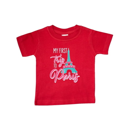 

Inktastic My First Trip to Paris Gift Baby Boy or Baby Girl T-Shirt