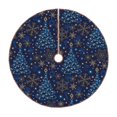 thumbnail image 1 of Fotbe Christmas Tree Pattern Christmas Tree Skirt, Tree Skirts Plush Christmas Decorations, Christmas Tree Skirts Xmas Decorations Holiday Party Decor-48", 1 of 6