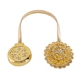 thumbnail image 3 of Simplify Magnetized Curtain Tie Back Gold, 3 of 13