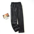 thumbnail image 3 of Women Flannel Pajama Pants Coral Fleece Plush Lounge Pants with Pockets Drawstring Winter Warm Home Pants, 3 of 6