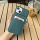 thumbnail image 1 of Funda de teléfono tipo billetera con tarjetero de protección para cámara deslizante para iPhone 13 14 Pro Max 12 11 X XR XS Max 7 8 Plus SE, funda de silicona suave Tan Jianjun unisex, 1 of 2