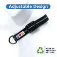 thumbnail image 5 of Pawtitas Recycled Dog Collar with Reflective Puppy Collar Medium Black, 5 of 10