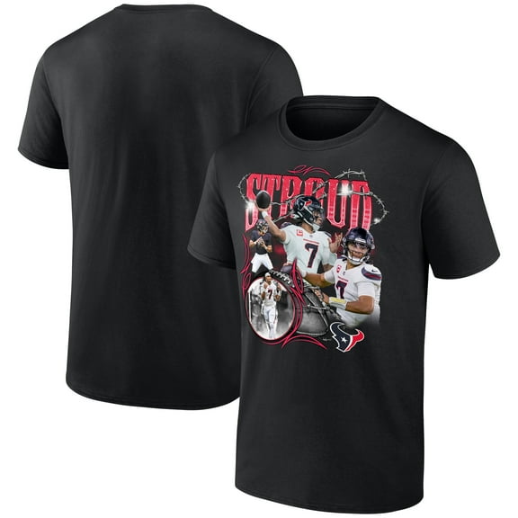 Men's Fanatics C.J. Stroud Black Houston Texans Notorious Player Graphic T-Shirt