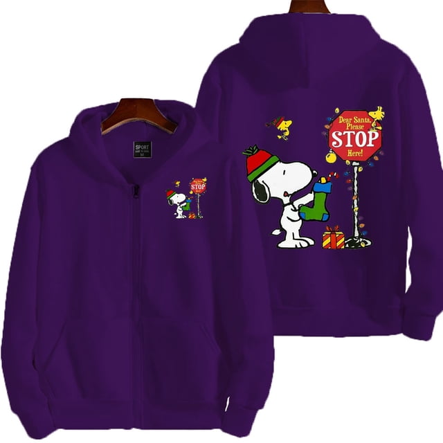 Sudadera con capucha de dibujos animados de Snoopy Charlie Brown para hombre y mujer, sudadera de gran tamaño con cremallera, nueva chaqueta de pareja de dibujos animados de anime
