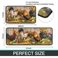 thumbnail image 3 of 2 Piece Coffee Kitchen Decor Rugs Set, Farmhouse Country Kitchen Rugs and Mats Non Skid Washable Absorbent Microfiber Kitchen Accessories Decoration Floor Mats 17"x47"+17"x30", 3 of 6