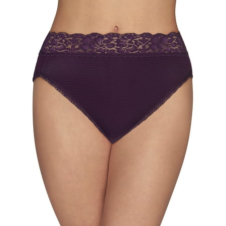 

Vanity Fair Womens Flattering Lace Hi-Cut Brief Style-13280