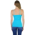 thumbnail image 2 of ToBeInStyle Women's Fitted Adjustable Spaghetti Strap Camisole, 2 of 7