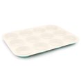 thumbnail image 2 of GreenLife 12 Cup Metal Non-Stick Ceramic Muffin Pan, Turquoise, 2 of 2