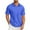 Blue, variant on Jalioing Mens Summer Shirts Dressy Casual Collared Button Up Golf Shirt Basic Plain Athletic T Shirt with Pocket