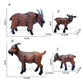 thumbnail image 3 of Cheers.US Goat Figure Cute Shape Fall Resistant Miniature Simulation Goat Model Figure,Collectible, Realistic Form for Desktop Decor, 3 of 9