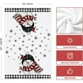 thumbnail image 6 of Beige Blue Xmas Tree Snowman Christmas Kitchen Towels Dish Towels, 18x26 Inch Holiday Believe Bird Winter Decoration Hand Towels Set of 4, 6 of 6