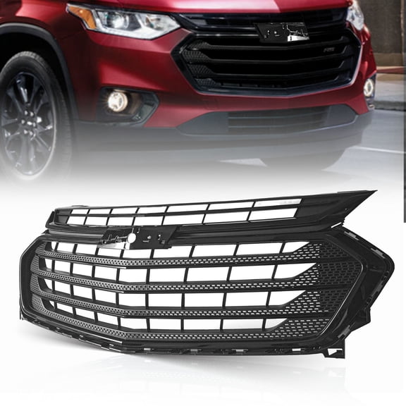 Front Bumper Upper Grille Black 84297944 For 2018 -2021 Chevrolet Traverse