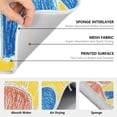 thumbnail image 5 of Children Doodle Family Dish Drying Mat for Kitchen, Quick Drying Absorbent Soft Durable 18 x 24", 5 of 10